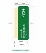 Placa bandeira - Imagem 2